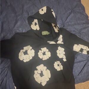 Denim tears black hoodie size m